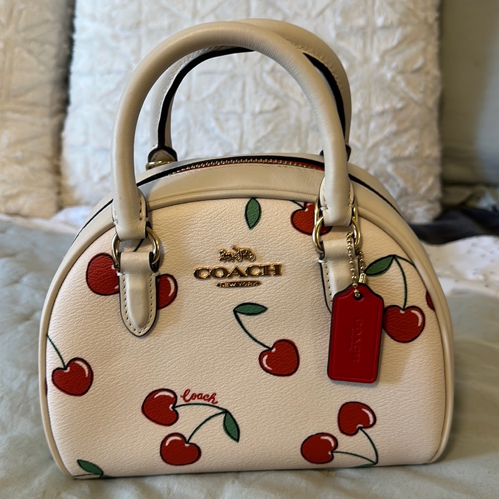 Coach Cherry collection handle bag